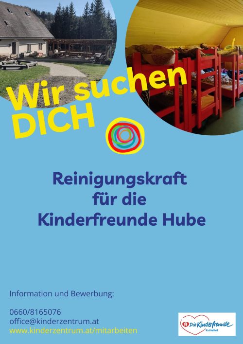 Flyer_Putzen_Mitarbeiten Kinderzentrum Knittelfeld